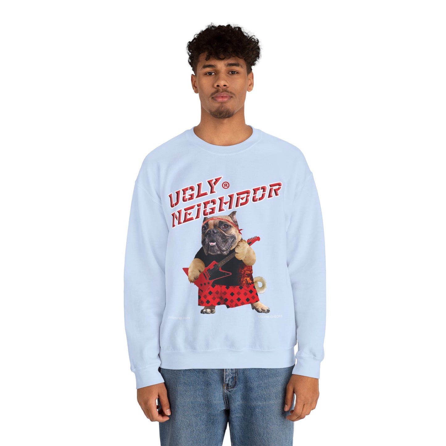 Ugly Neighbor II Men's Heavy Blend Crewneck Sweatshirt