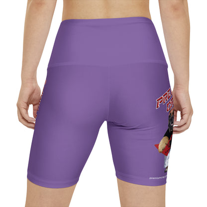 Premium Crap Workout Shorts  - Light Purple