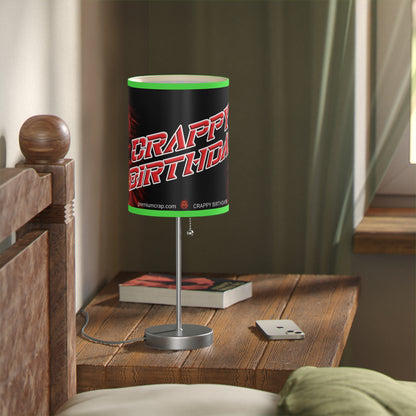 Crappy Birthday Lamp on a Stand