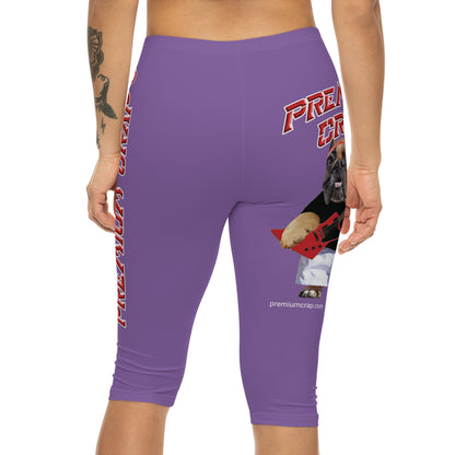 Premium Crap Women’s Capri Leggings - Light Purple