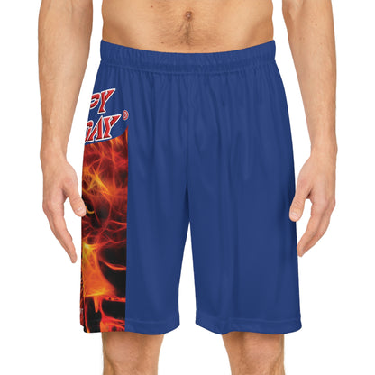 Crappy Birthday BougieBooty Baller Shorts - Dark Blue