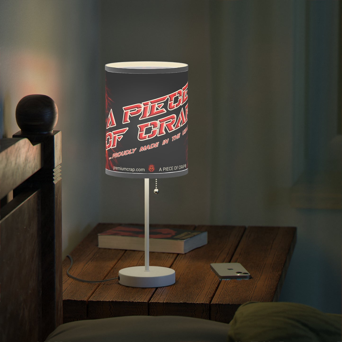 A Piece Of Crap Lamp on a Stand