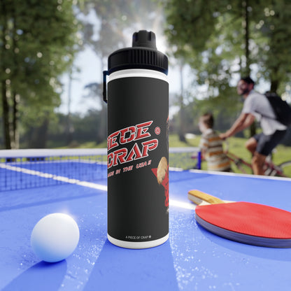A Piece of Crap II Stainless Steel Water Bottle, Sports Lid