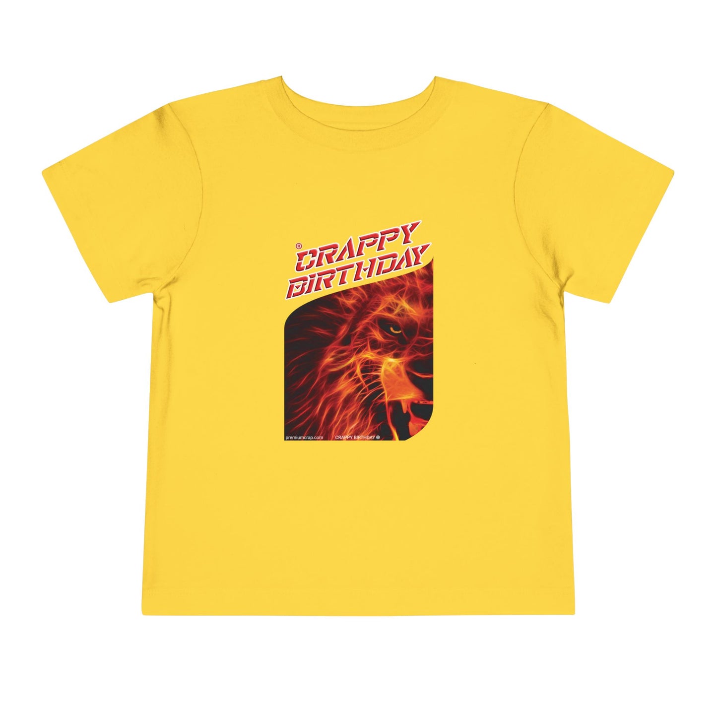 Crappy Birthday Toddler Short Sleeve Tee