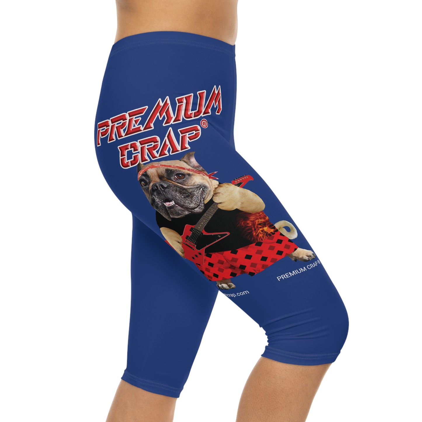 Premium Crap II Women’s Capri Leggings - Dark Blue