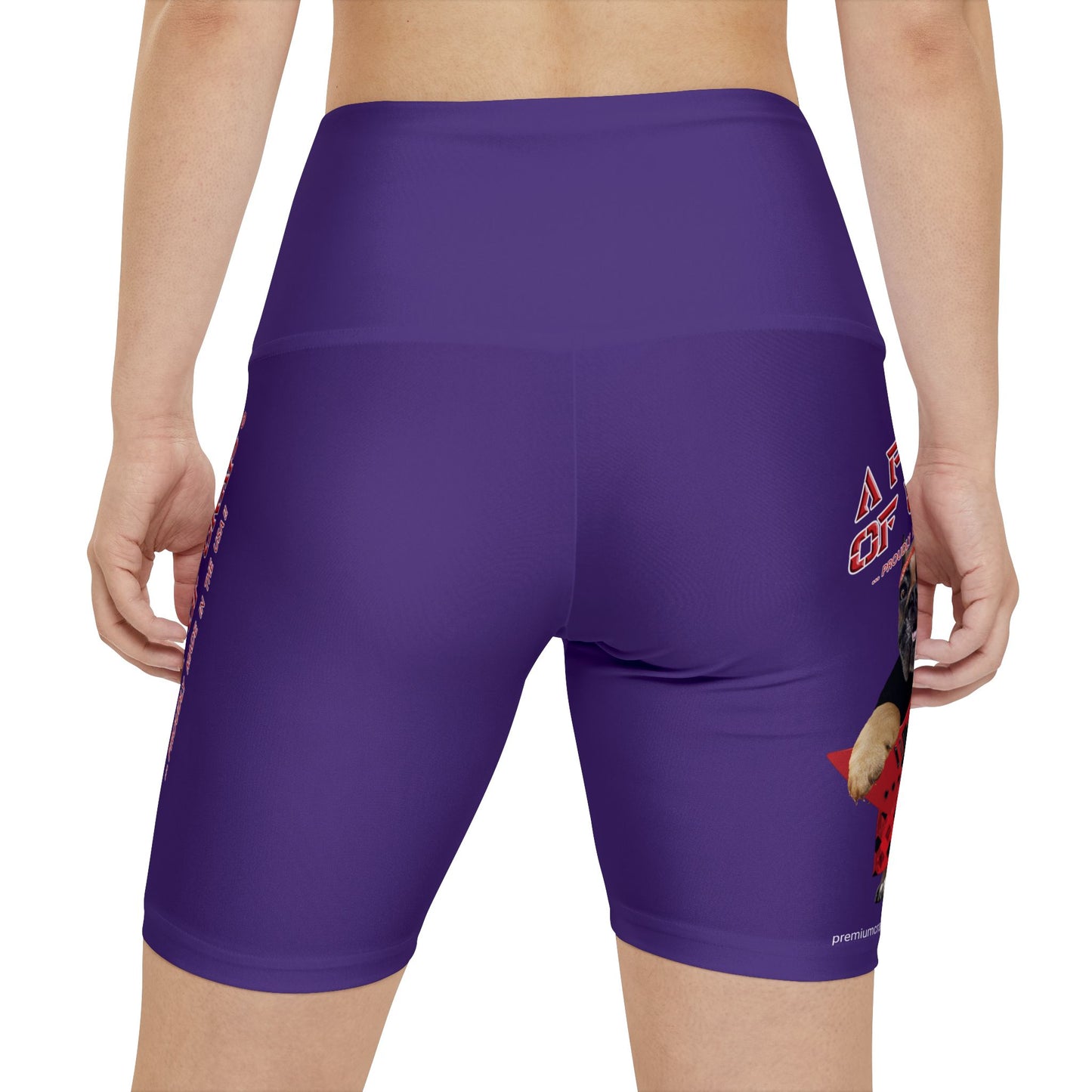 A Piece Of Crap II Women's Workout Shorts - Purple