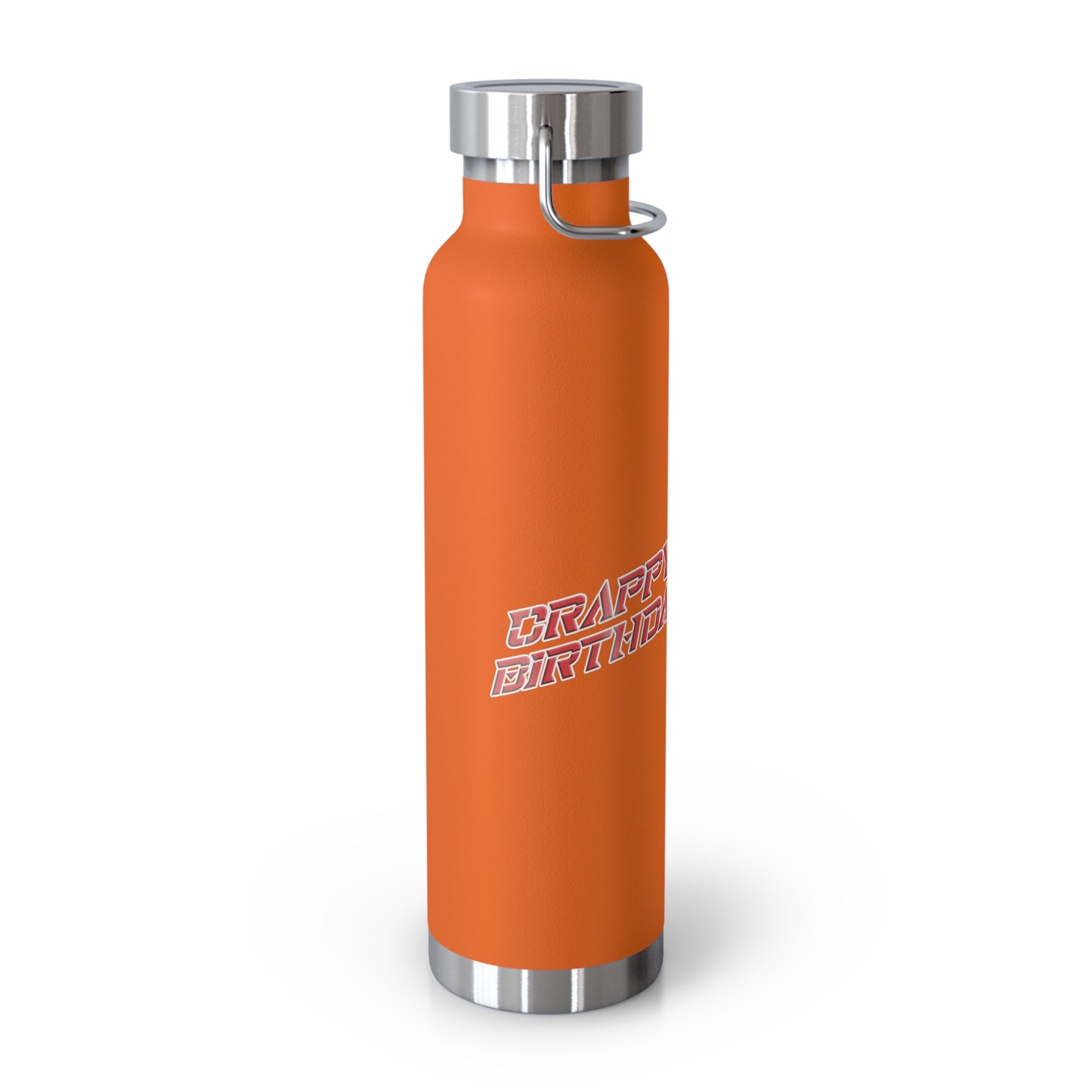 Crappy Birthday II Stainless Steel Water Bottle, Standard Lid