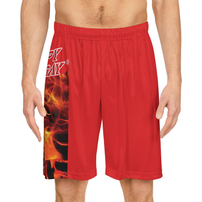 Crappy Birthday BougieBooty Baller Shorts - Red