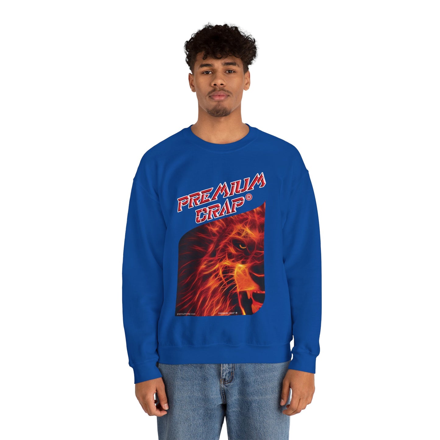 Premium Crap Men's Heavy Blend Crewneck Sweatshirt