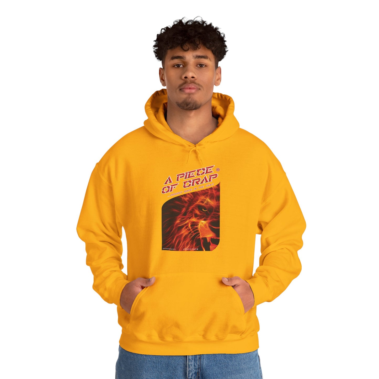A Piece Of Crap Men's Heavy Blend Hooded Sweatshirt