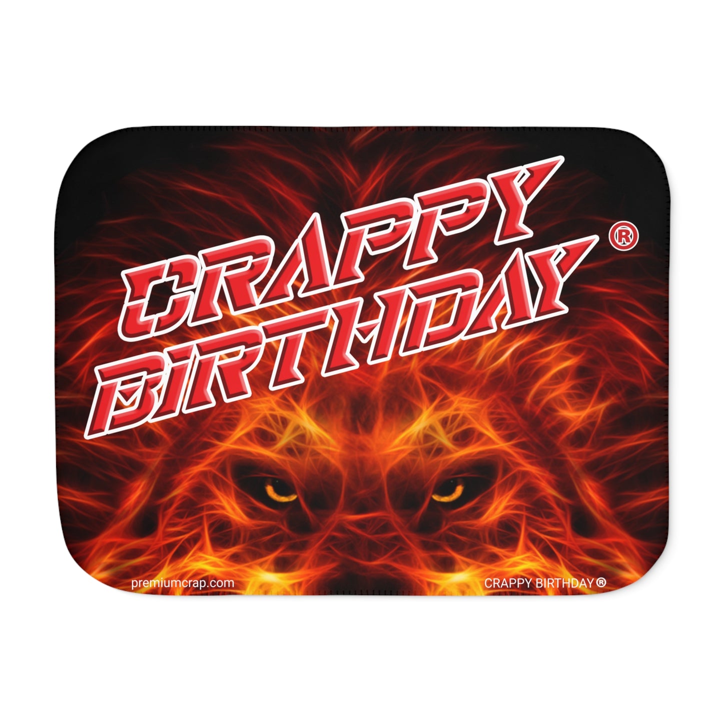 Crappy Birthday Sherpa Blanket