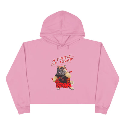 A Piece of Crap Cropped Hoodie