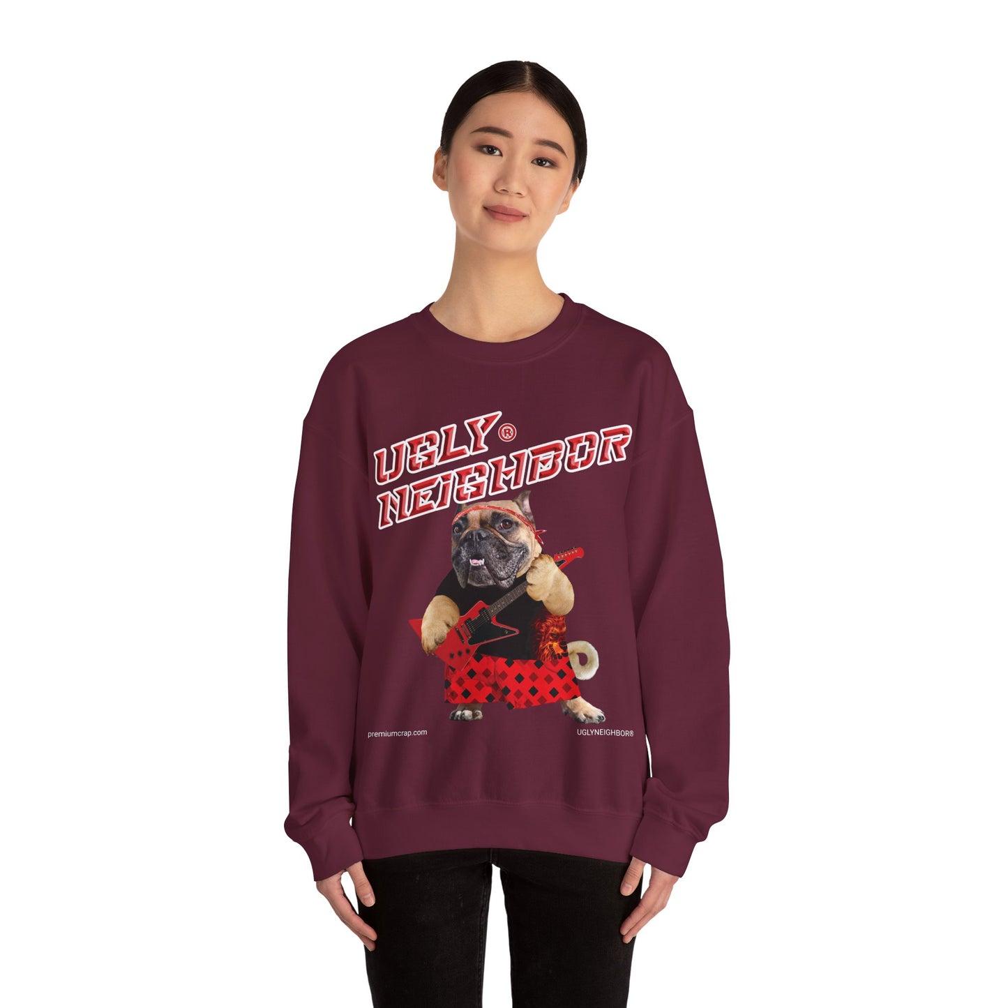 Ugly Neighbor II Women's Heavy Blend Crewneck Sweatshirt