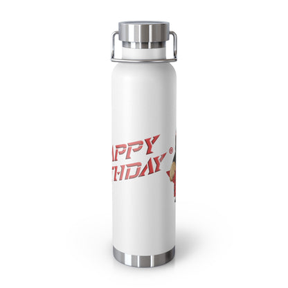 Crappy Birthday II Stainless Steel Water Bottle, Standard Lid