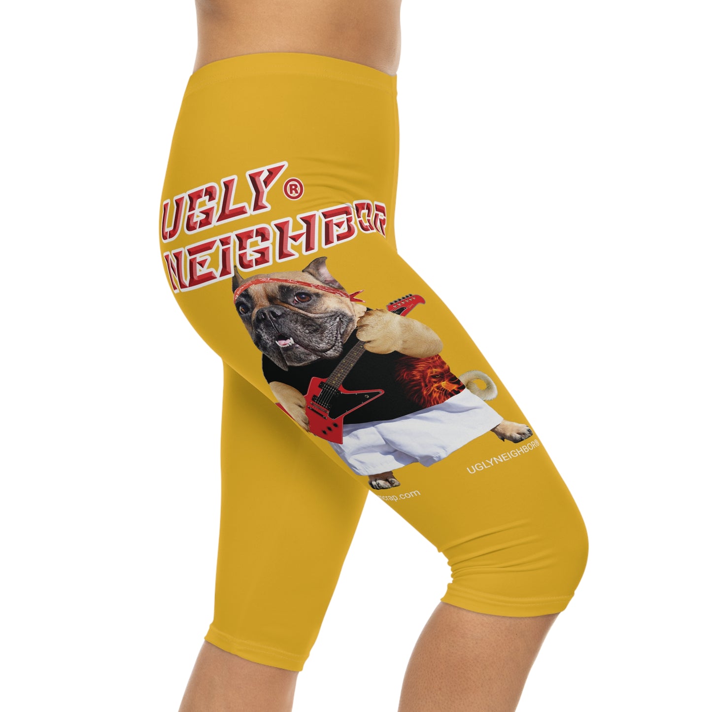 Ugly Neighbor Capri-Cious Leggings - Yellow