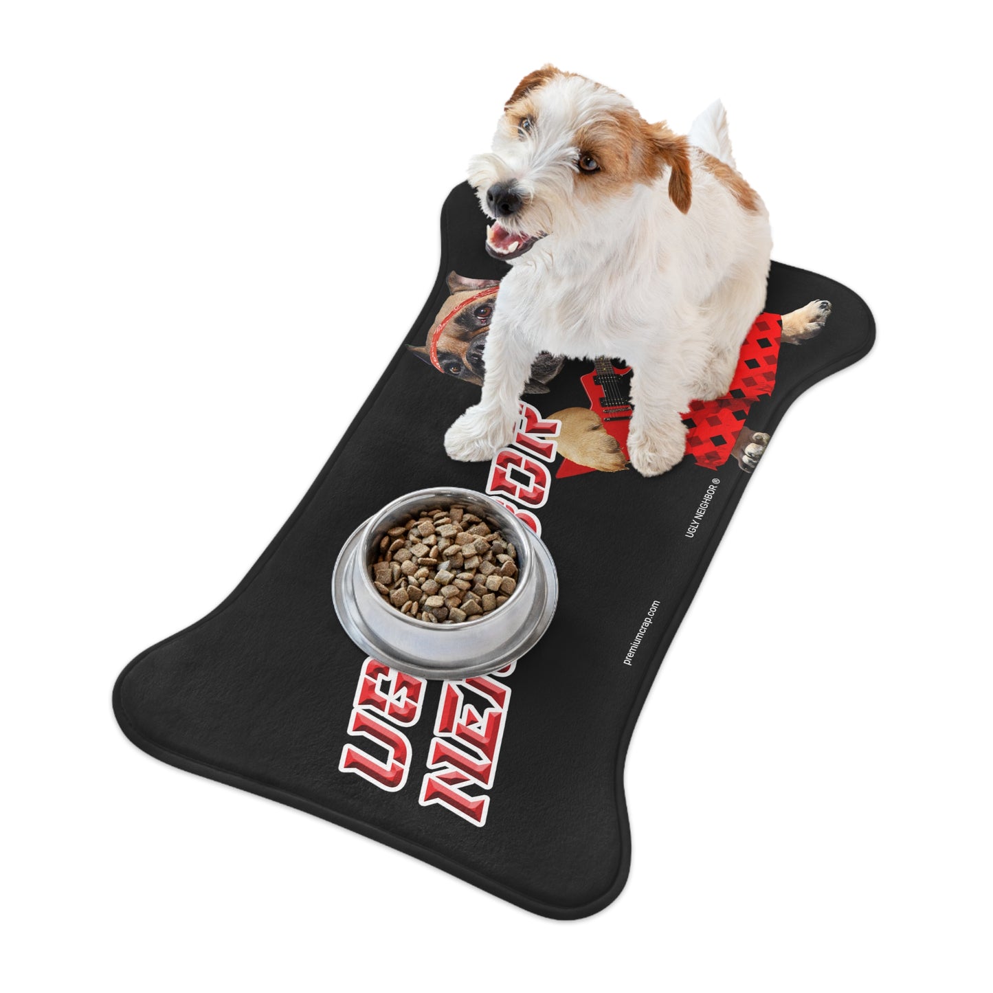 Ugly Neighbor II Pet Feeding Mat