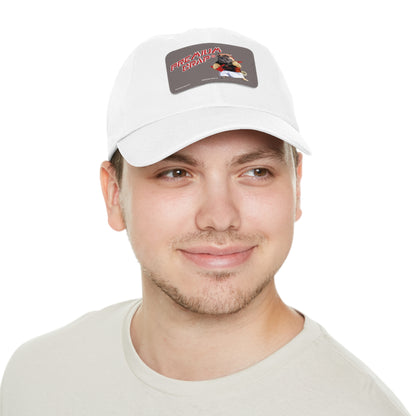 Premium Crap Dad Hat with Leather Patch (Rectangle)