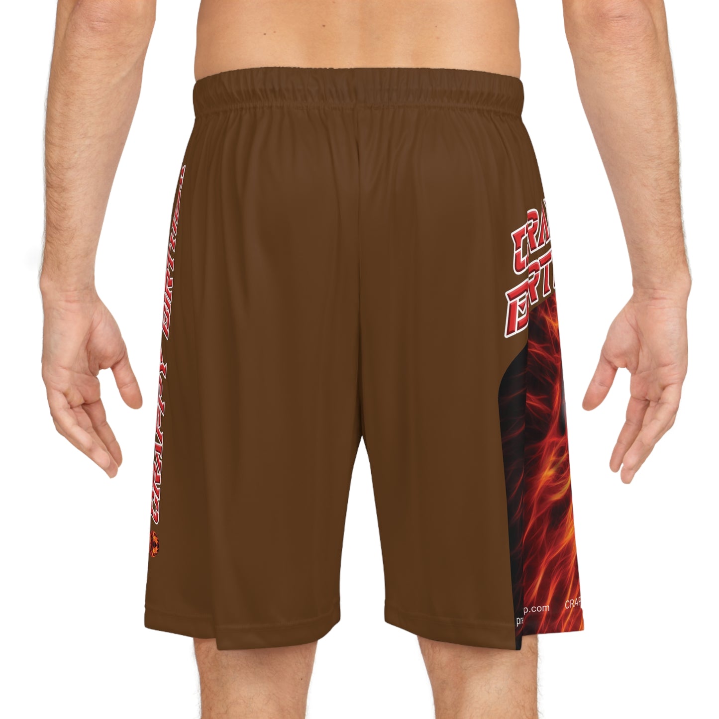 Crappy Birthday BougieBooty Baller Shorts - Brown