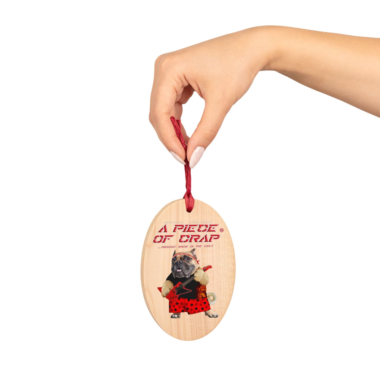 A Piece of Crap II Wooden Ornaments
