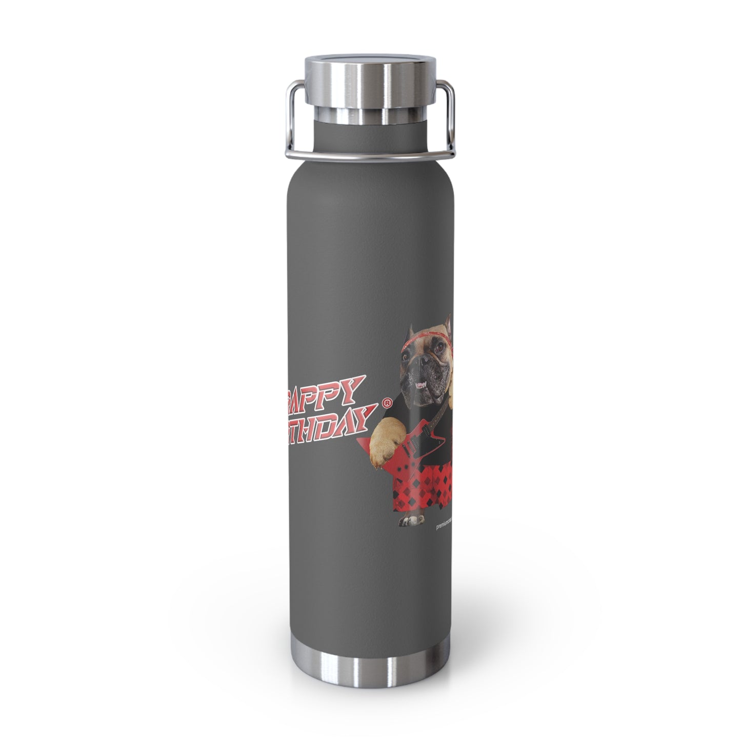 Crappy Birthday II Stainless Steel Water Bottle, Standard Lid