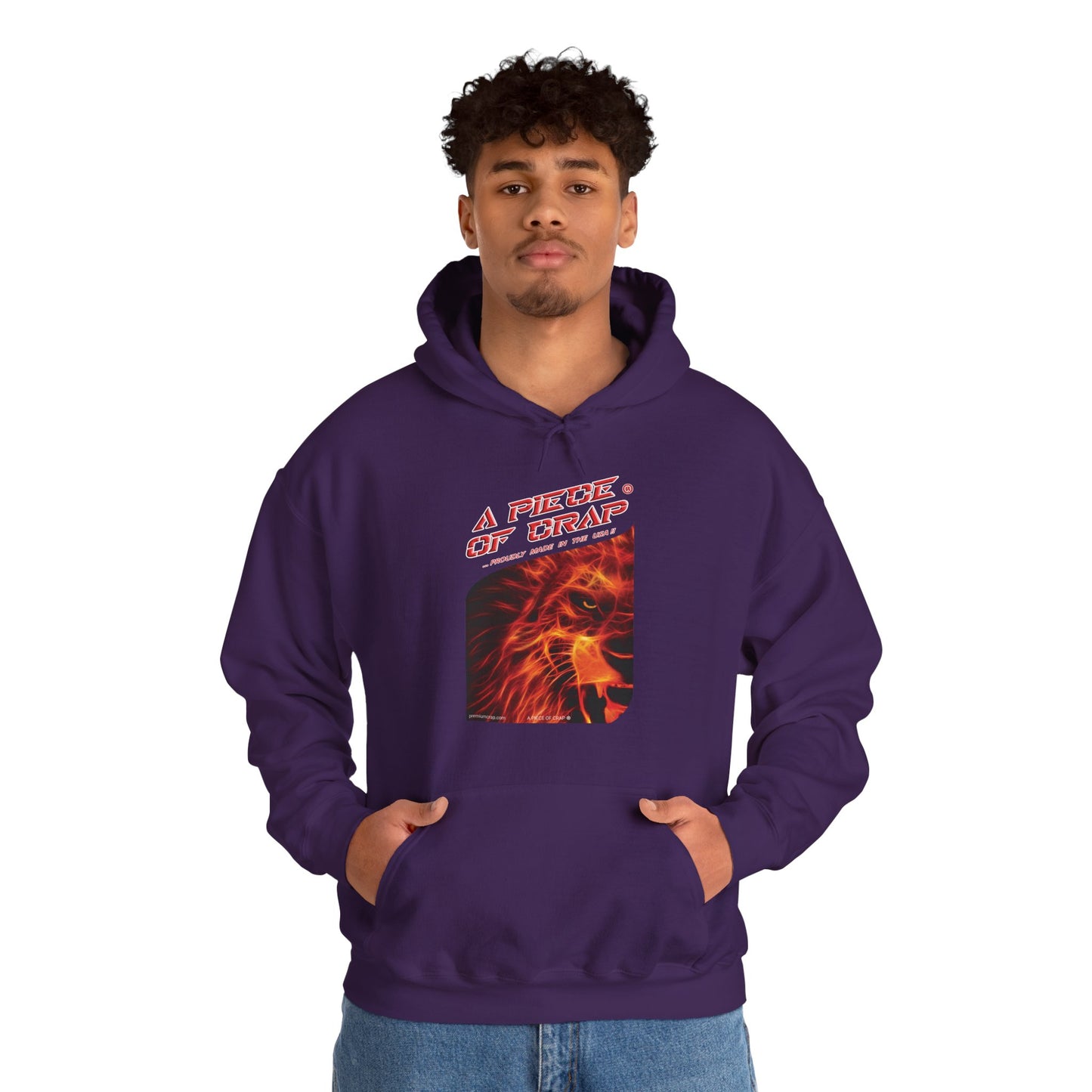 A Piece Of Crap Men's Heavy Blend Hooded Sweatshirt