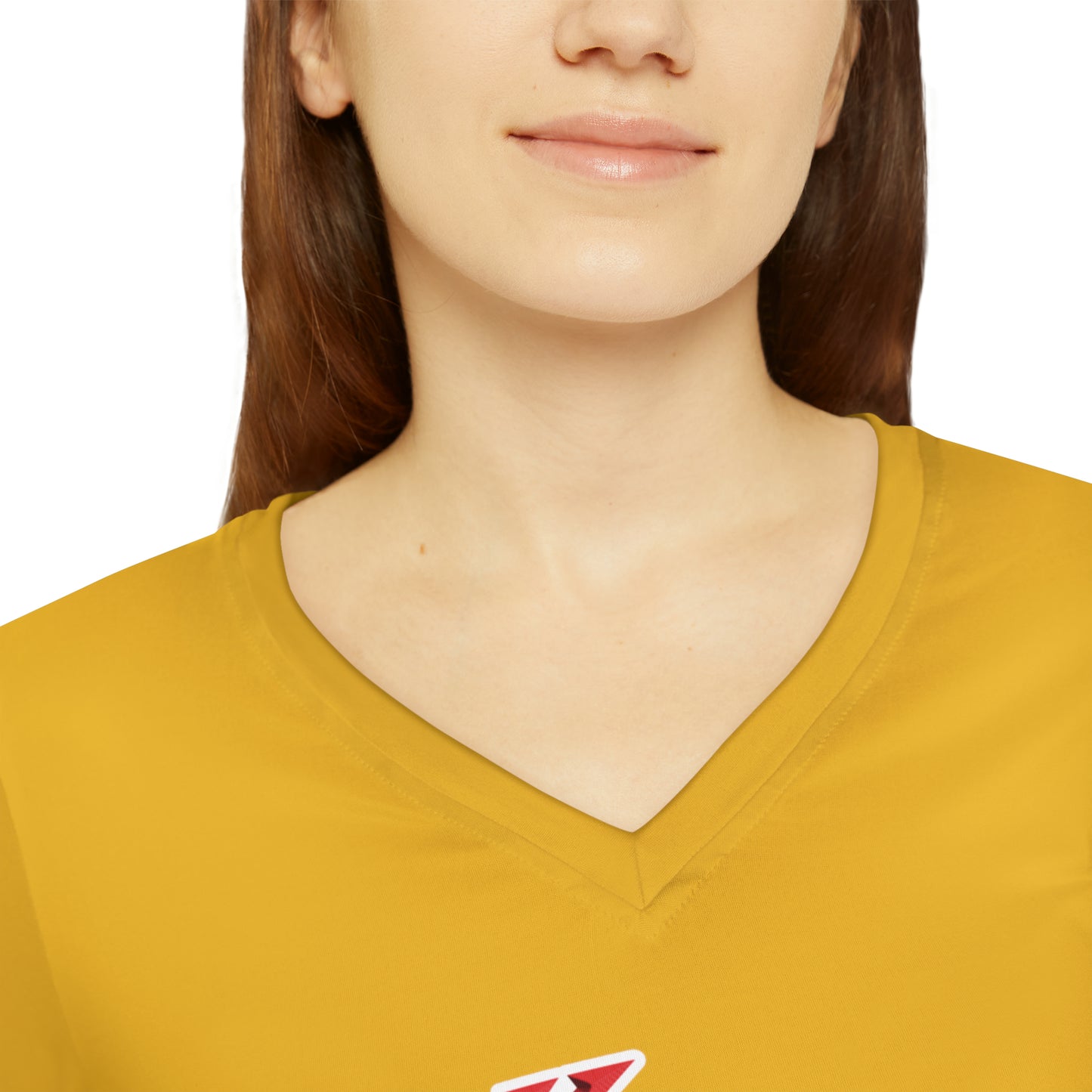 Ugly Neighbor II Women's Long Sleeve V-neck Shirt - Yellow