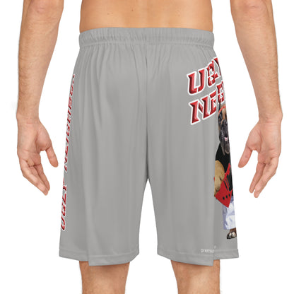 Ugly Neighbor BougieBooty Baller Shorts - Light Grey