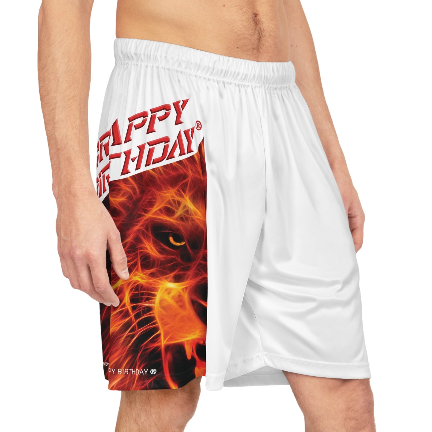 Crappy Birthday BougieBooty Baller Shorts - White