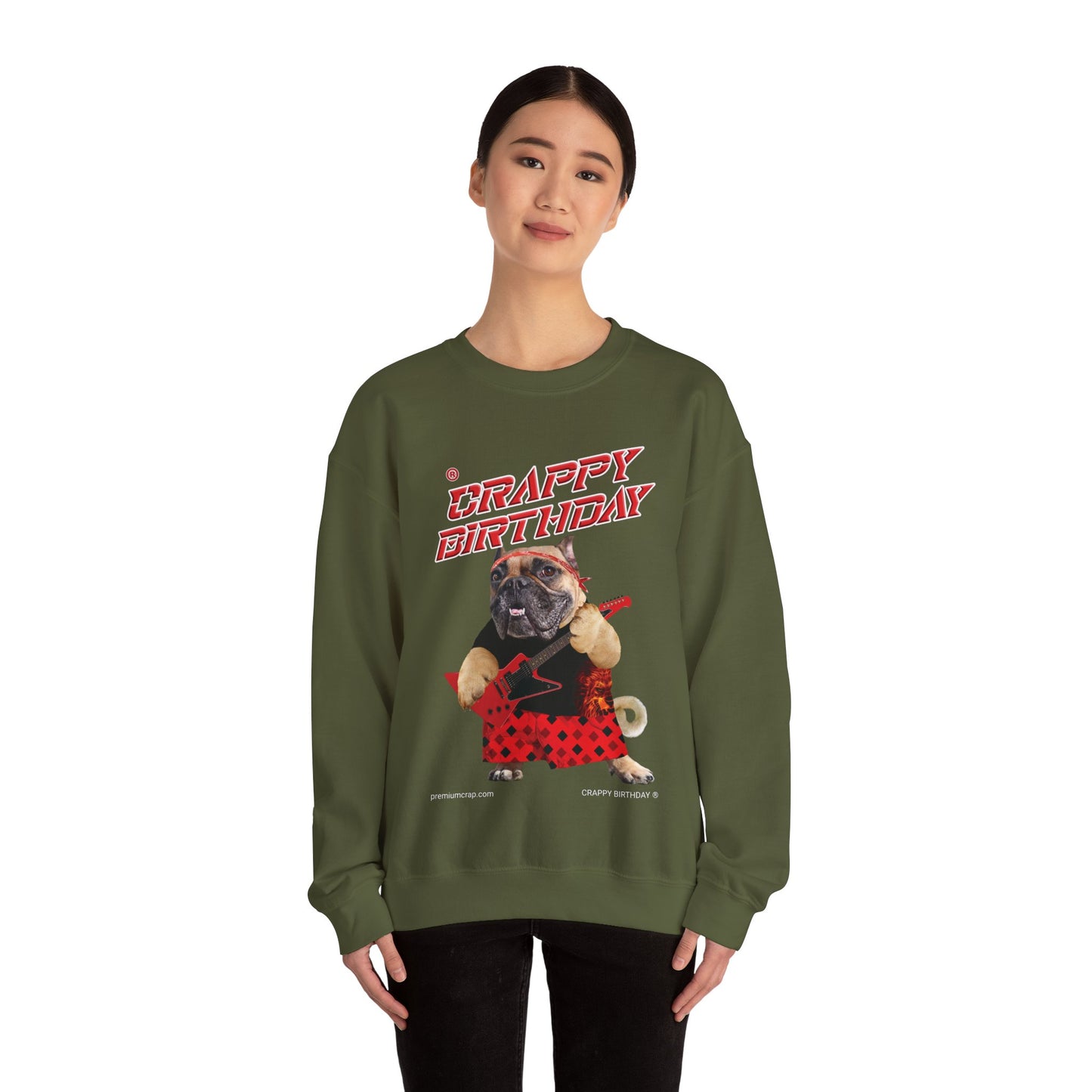 Crappy Birthday II Heavy Blend Crewneck Sweatshirt