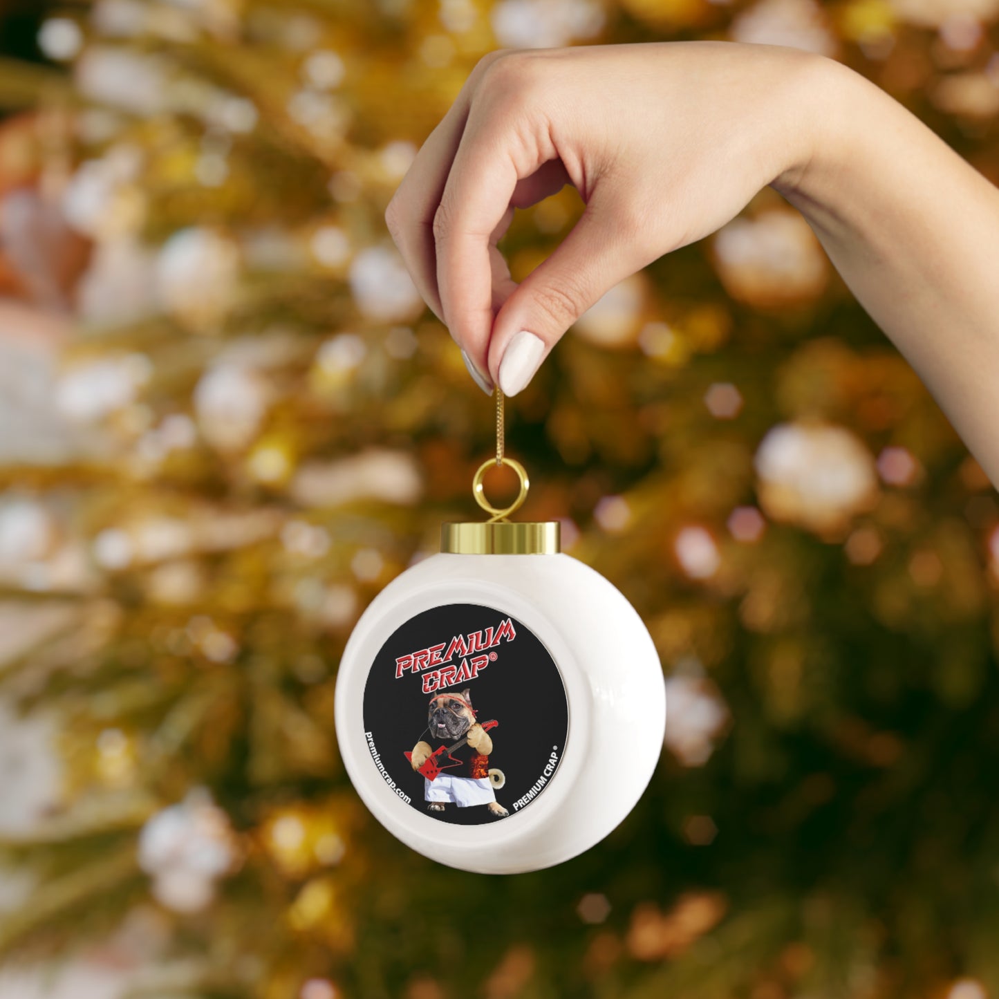 Premium Crap Christmas Ball Ornament