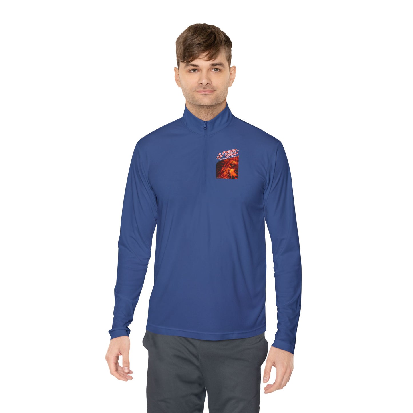 A Piece Of Crap Men's Quarter-Zip Pullover
