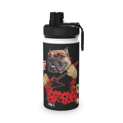 Ugly Neighbor II Stainless Steel Water Bottle, Sports Lid