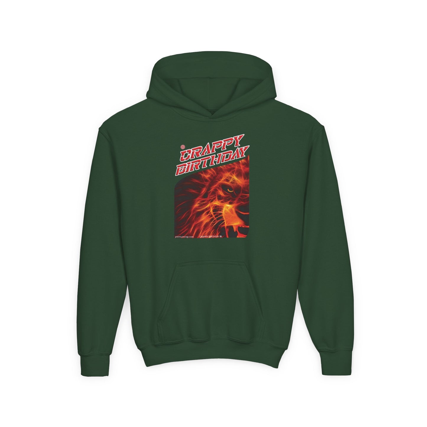 Crappy Birthday Youth Heavy Blend Hooded Sweatshirt