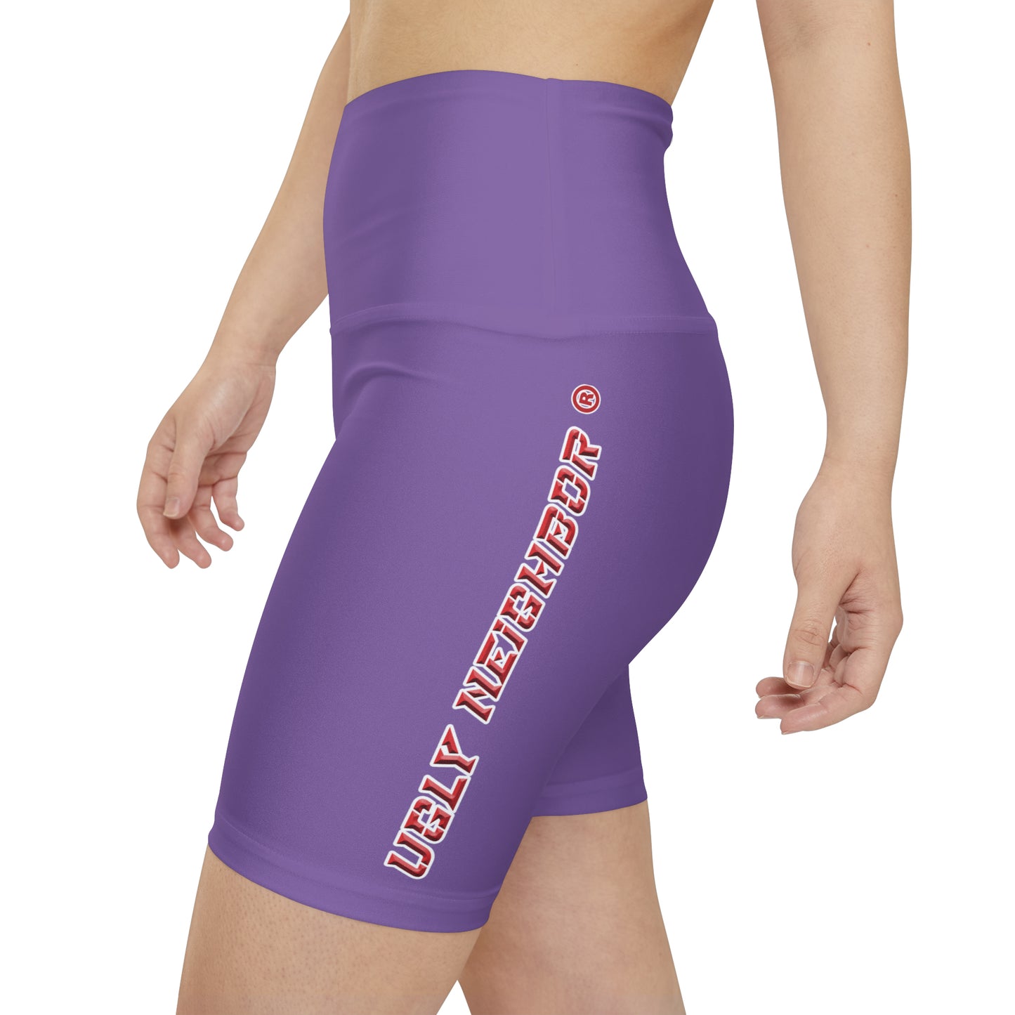 Ugly Neighbor WorkoutWit Shorts - Light Purple