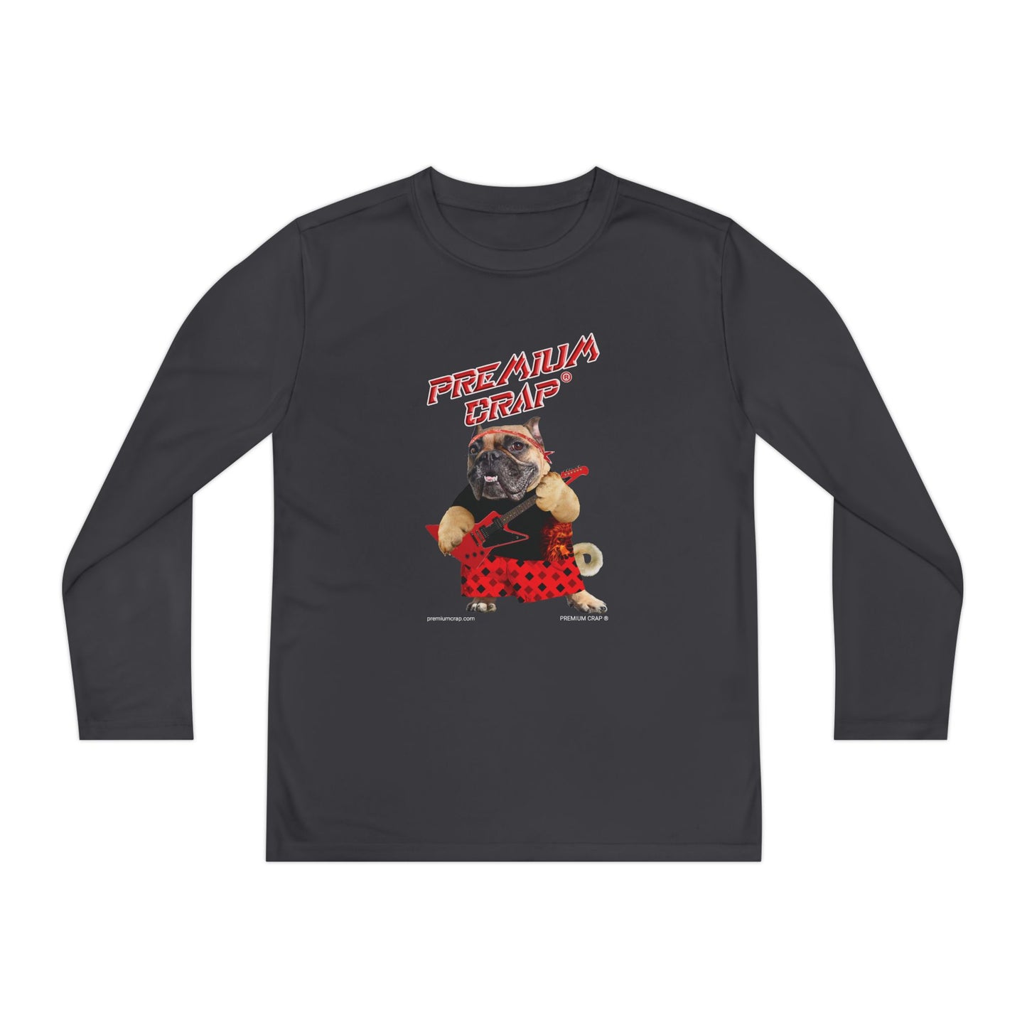 Premium Crap II Youth Long Sleeve Competitor Tee