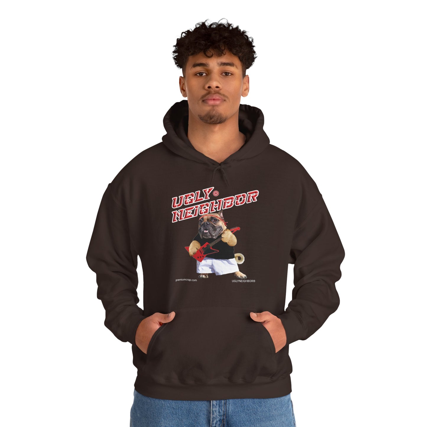 Ugly Neighbor Men's Heavy Blend Hooded Sweatshirt