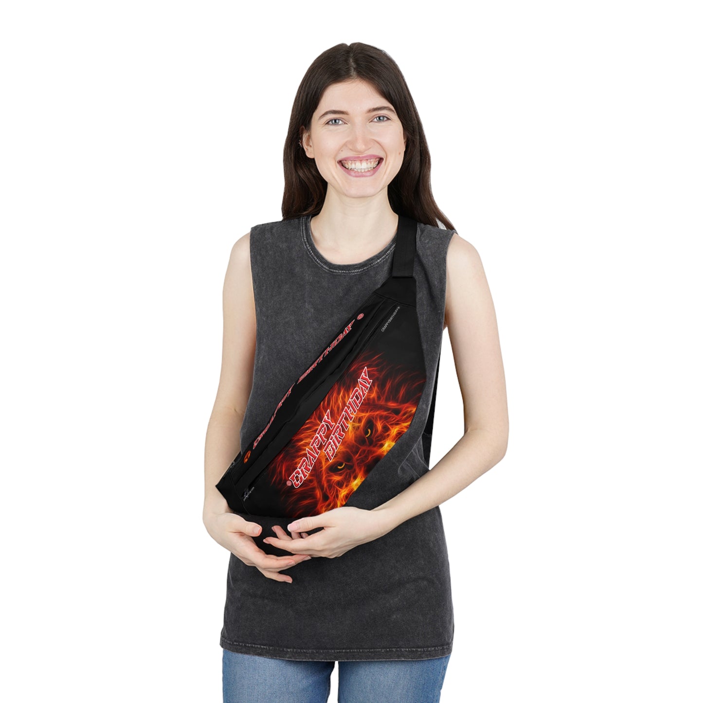Crappy Birthday Large Fanny Pack