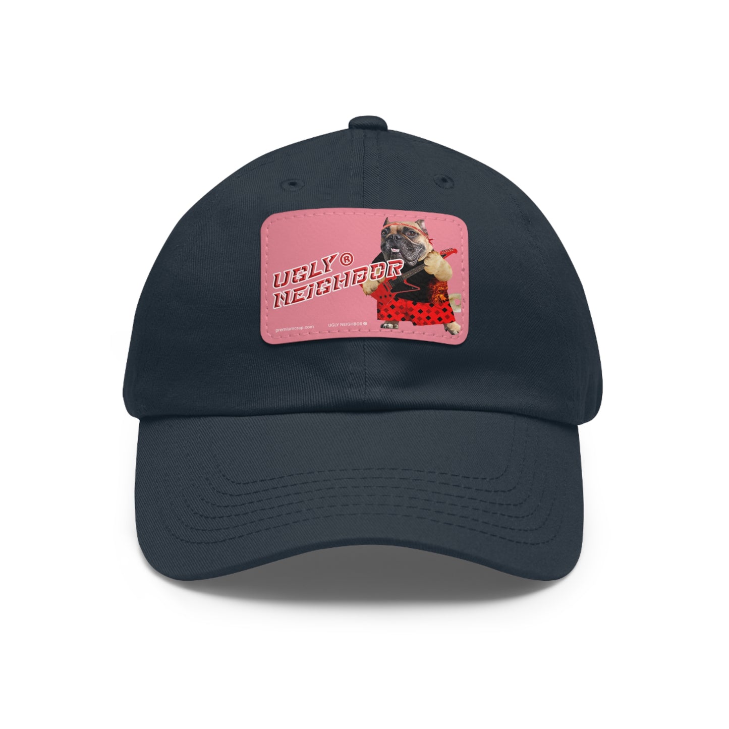 Ugly Neighbor II Dad Hat with Leather Patch (Rectangle)