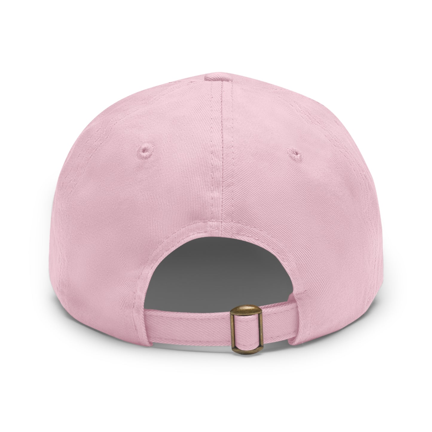 A Piece of Crap II Dad Hat with Leather Patch (Round)