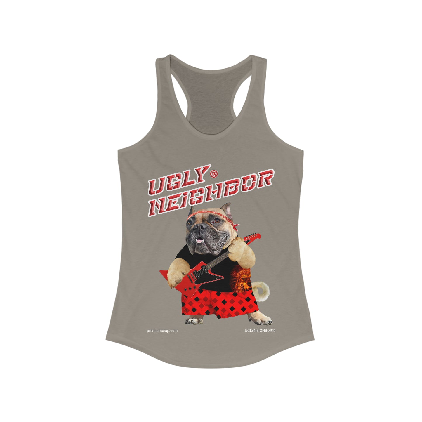 Ugly Neighbor II Women's Ideal Racerback Tank