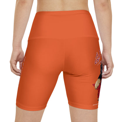 A Piece Of Crap II Women's Workout Shorts - Orange
