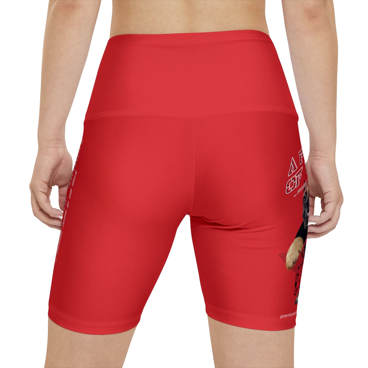 A Piece Of Crap II Women's Workout Shorts - Red