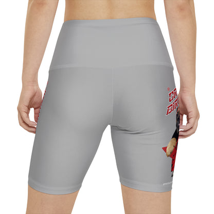 Crappy Birthday II Women's Workout Shorts - Light Grey