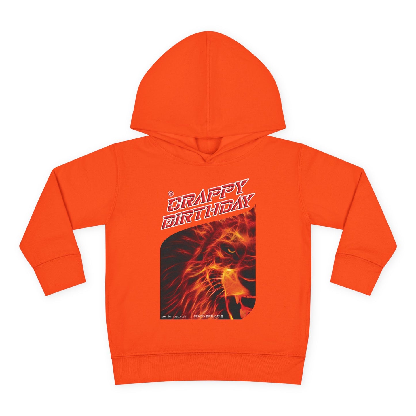 Crappy Birthday Toddler Pullover Fleece Hoodie