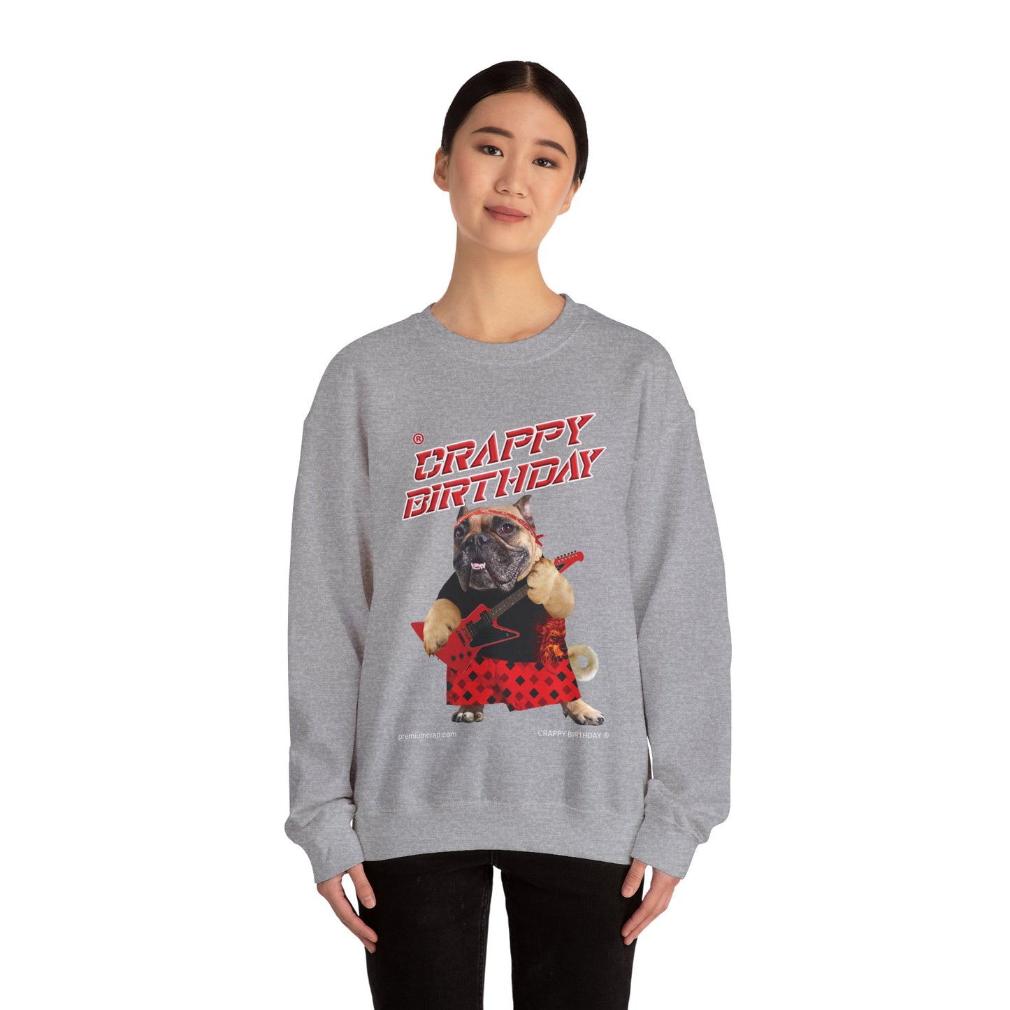 Crappy Birthday II Heavy Blend Crewneck Sweatshirt