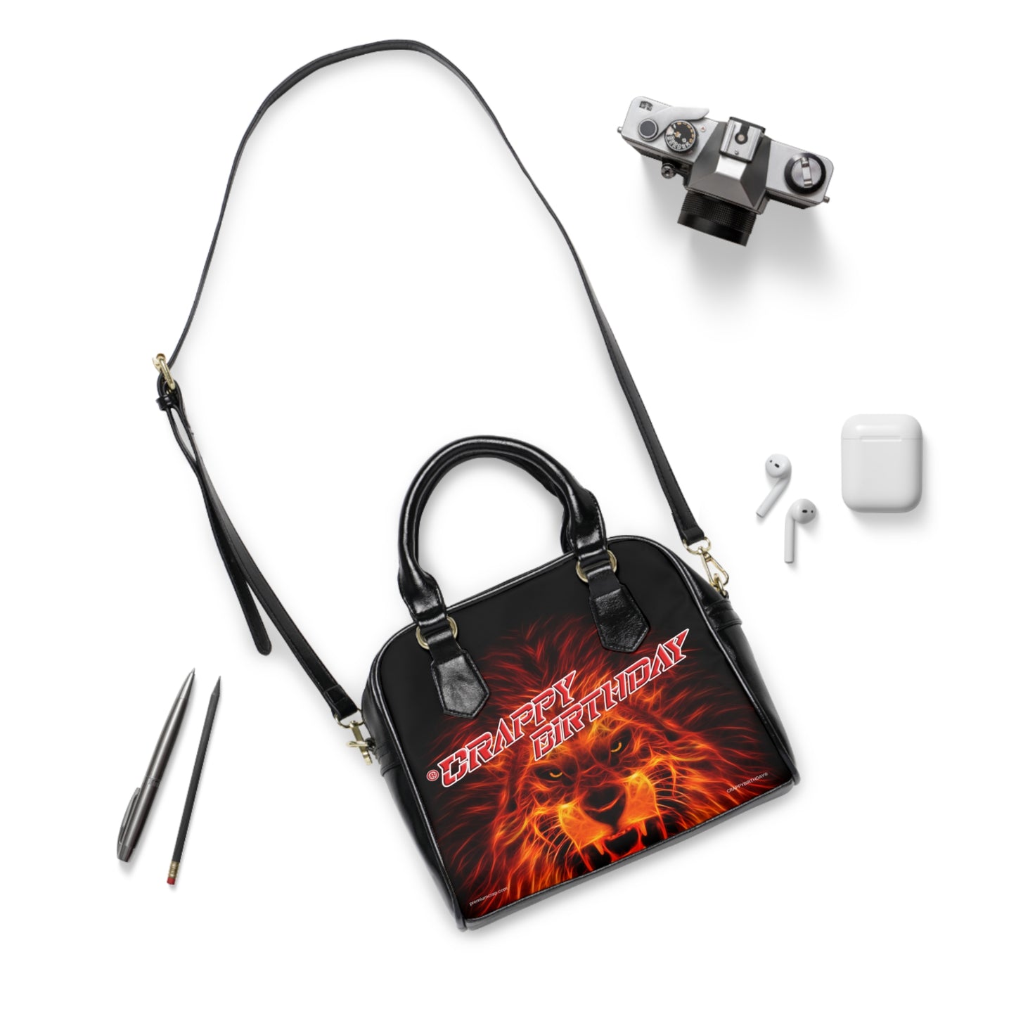 Crappy Birthday Shoulder Handbag