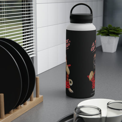 A Piece of Crap II Stainless Steel Water Bottle, Handle Lid