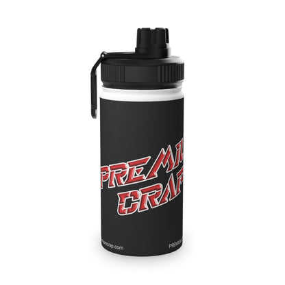 Premium Crap Stainless Steel Water Bottle, Sports Lid