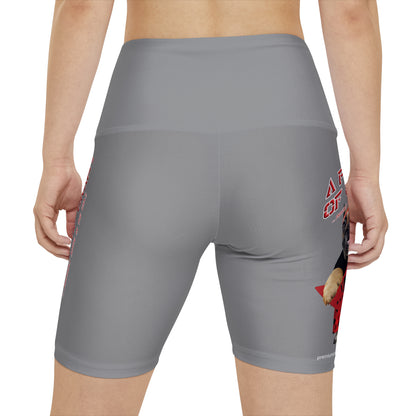 A Piece Of Crap II Women's Workout Shorts - Grey