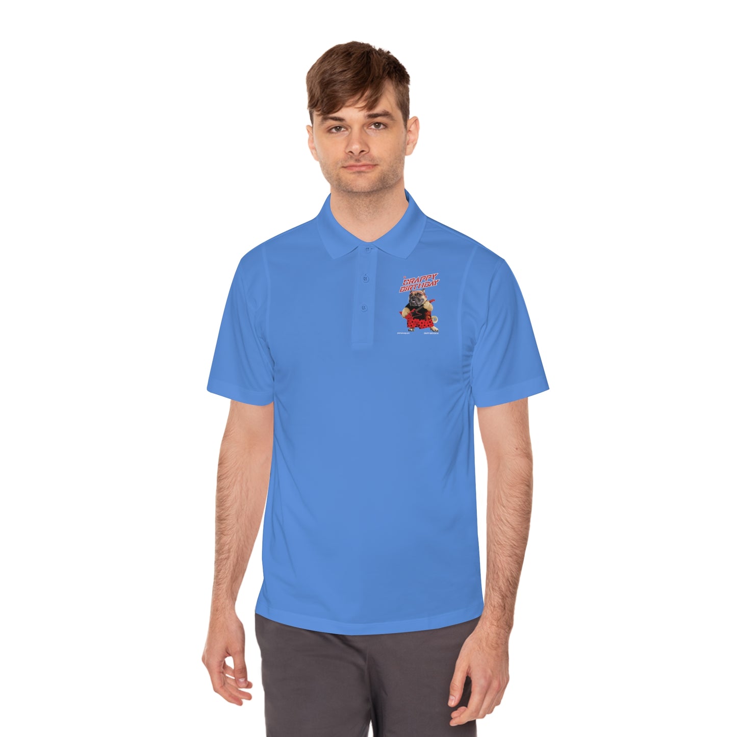 Crappy Birthday II Men's Sport Polo Shirt